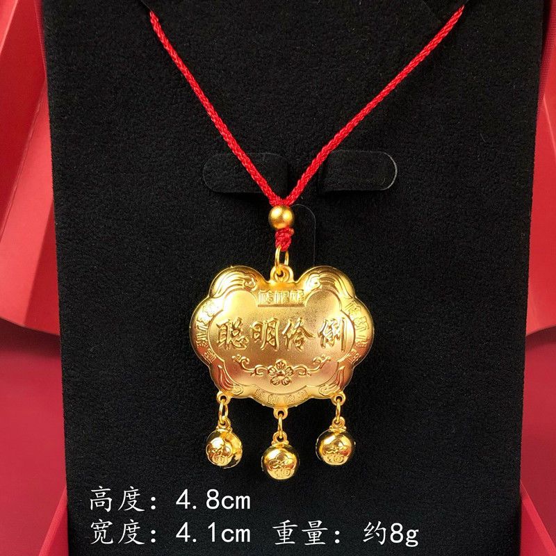 立大福周家福星款沙金镀