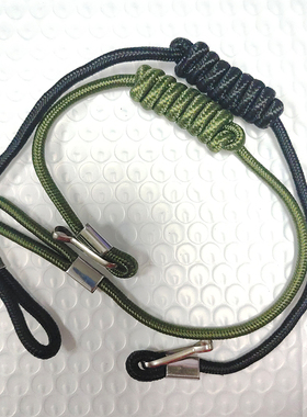 安全绳钥匙挂绳战术防丢防Q枪绳保险绳枪纲绳全长约85cm