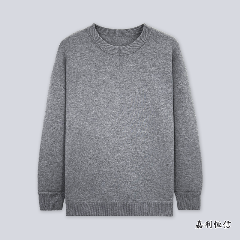 休闲男式加厚圆领卫衣套衫