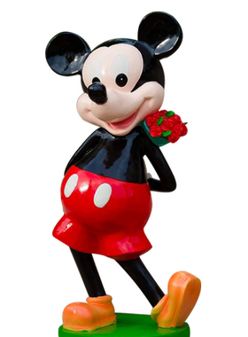 户外美陈游乐园卡通米老鼠摆件