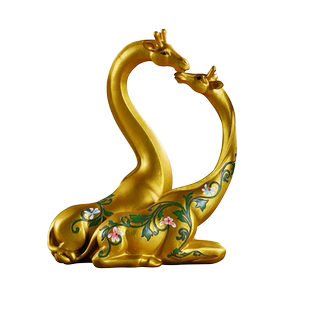 创意礼品卡通抽象鹿摆件家居客厅电视柜玄关酒柜软装饰品欧式婚礼