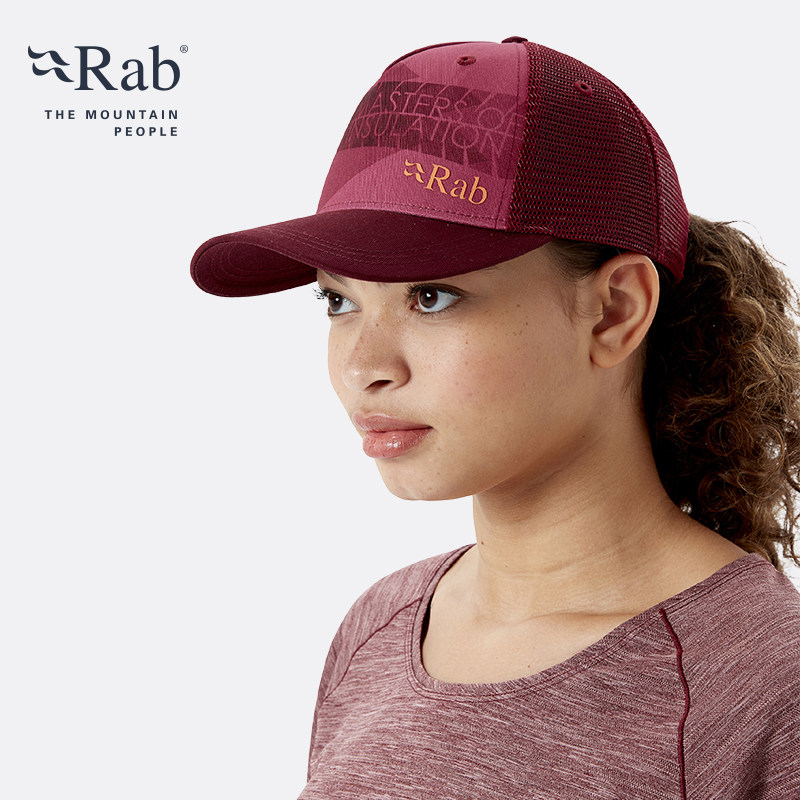 RAB RUIPO TRUCKER MASTERS MENS AND WOMENS AWNING ADJUSTMENT BREATHABLE PRINT BASEBALL CAP 72G QAB-05