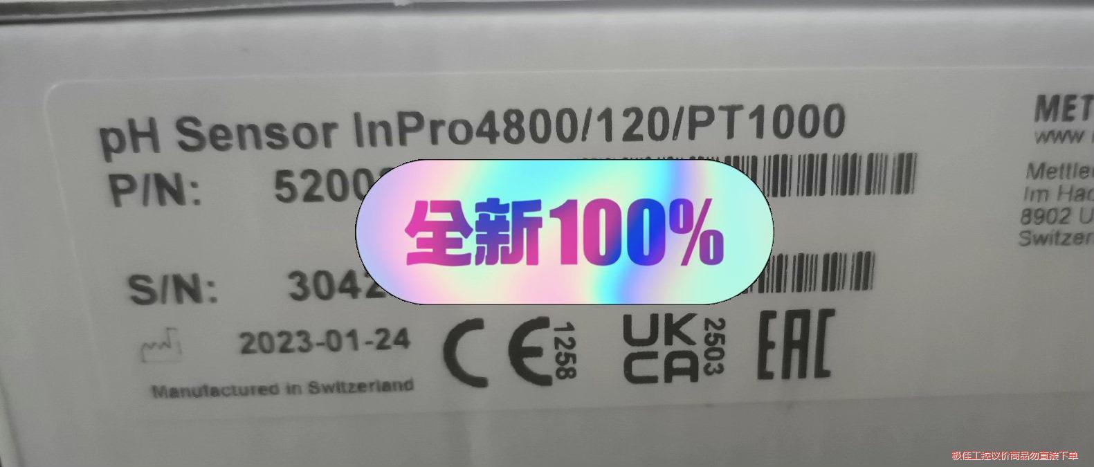 梅特勒4800/120/pt1000ph电极工程剩余一支议价商品