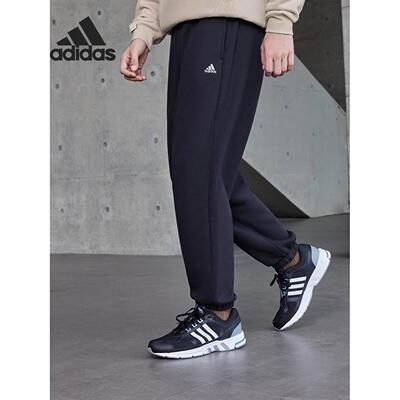 阿迪达斯运动裤男加绒厚保