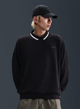 耐克男子AS M NK CLUB OS CREW LBR卫衣/套头衫IB8360-010