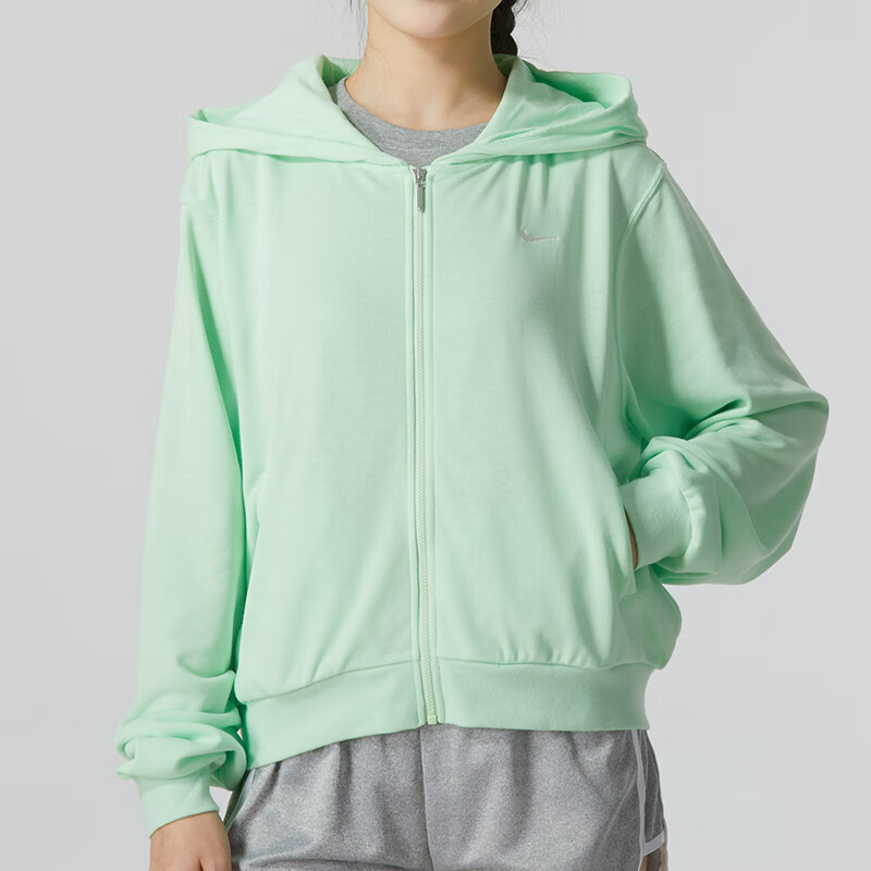 Nike耐克正品运动外套女绿