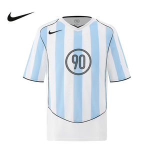 Nike耐克Total90夏男子训练速干透气休闲短袖足球球衣IB4215-422
