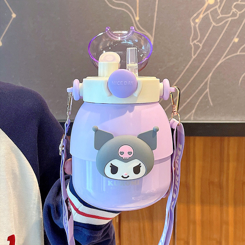 儿童保温杯食品级316吸管杯子男孩女生高颜值上学专用小学生水杯