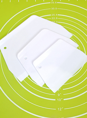 维尼硬质加厚塑料刮板刮刀大中小梯形奶油肠粉刮刀蛋糕奶油切面刀