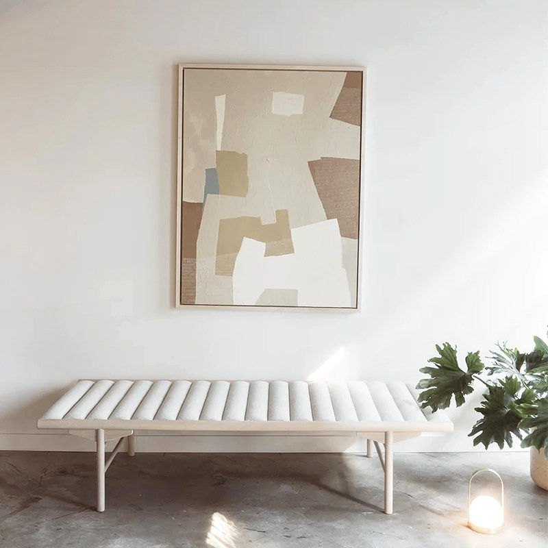 颐画原创手绘《三千》客厅侘寂风挂画玄关装饰画餐厅抽象壁画挂画