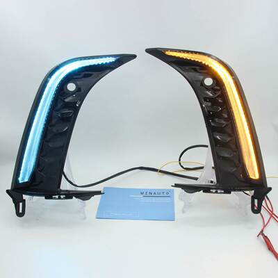 适用于丰田凯美瑞CAMRY 2024-25 LED日间行车灯三色转向灯跨境