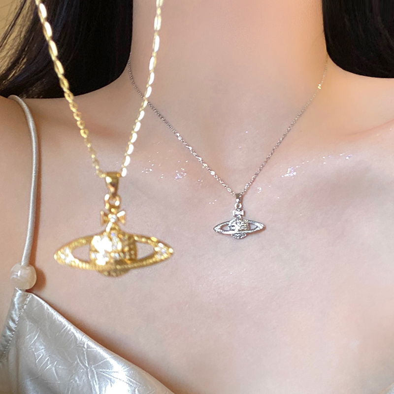 碎钻土星项链女潮流INS风