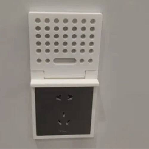可折叠插座面板置物架