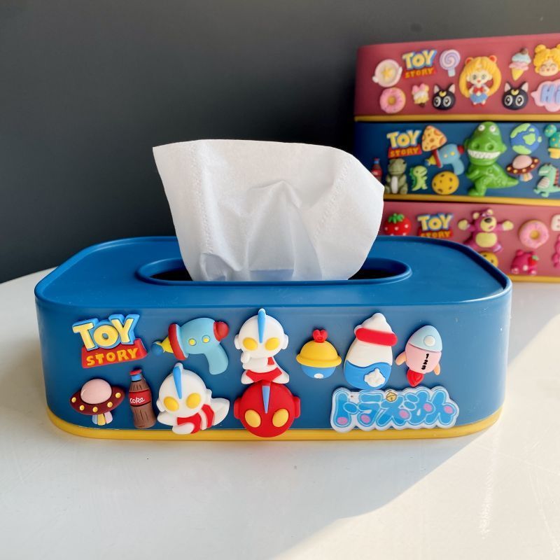 奥特曼纸巾盒家用轻奢高档客厅摆件创意餐边柜桌面茶几装饰摆件