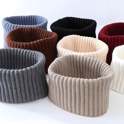 秋冬羊绒脖套男女颈椎假领保暖