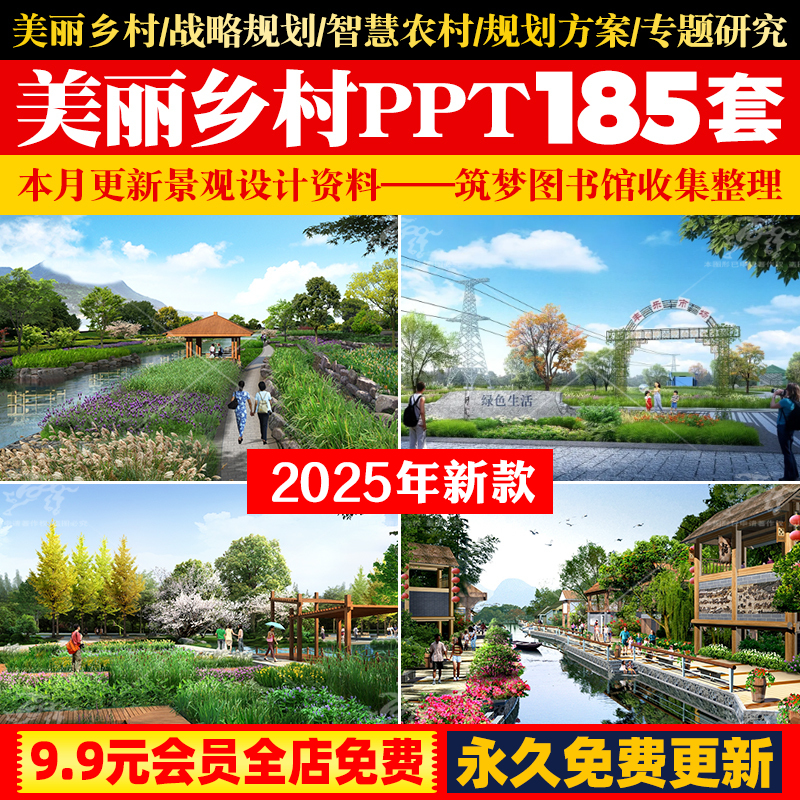 美丽乡村振兴农村田园综合体农业景观规划设计方案文本PPT模板