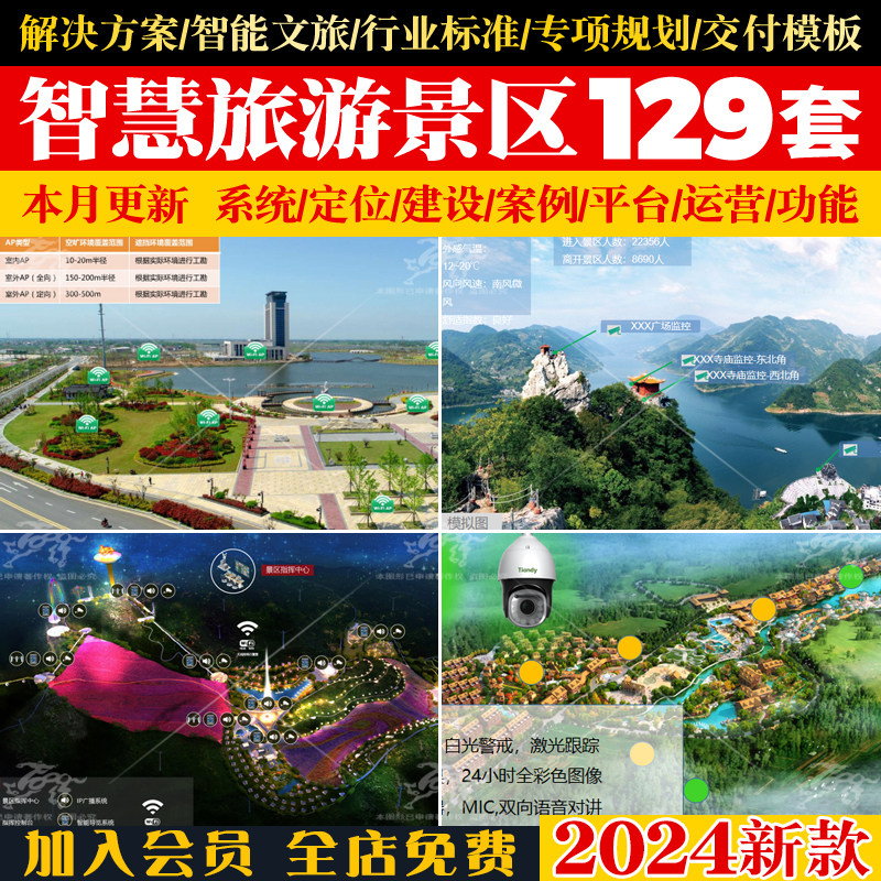 智慧景区整体解决方案资料智能文旅旅游行业标准规范专项规划设计