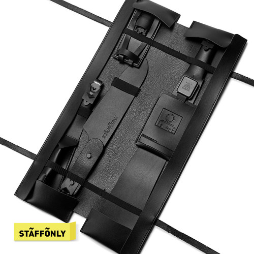 STAFFONLY 黑色TYE领带套装组合设计师款男女领结饰品26春夏新品