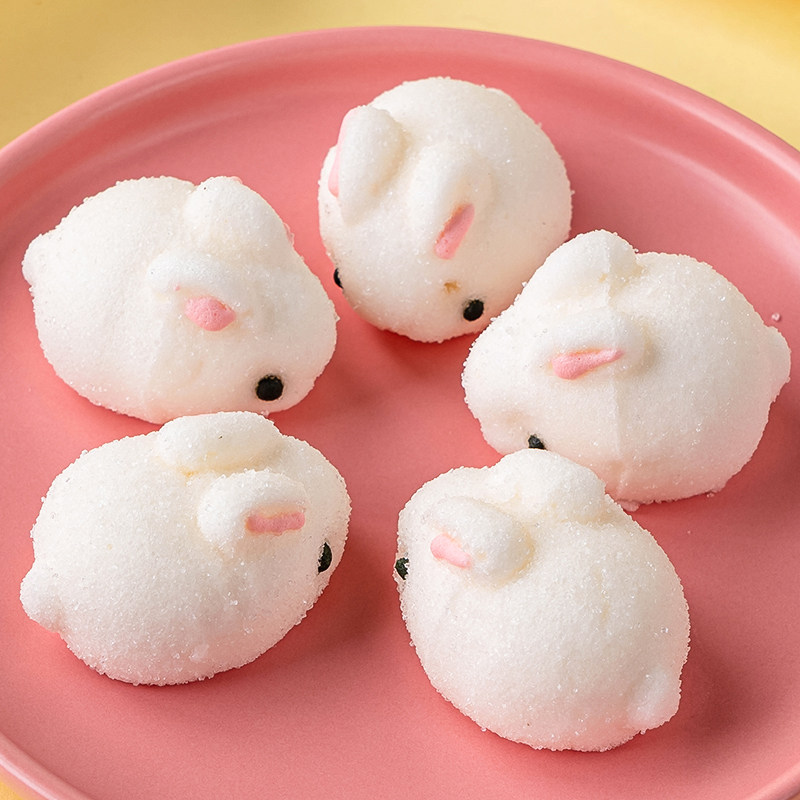 网红兔子棉花糖蛋糕装饰小白兔3D熊猫软糖果网红甜品点缀烘焙摆件,节庆用品/礼品,节日装扮用品,淘宝优惠券,粉丝福利购,淘宝优惠卷