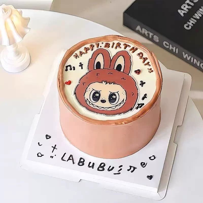 网红阿布布蛋糕装饰摆件可爱大眼睛亚克力布布头软胶彩色生日快乐,节庆用品/礼品,蛋糕/烘焙装饰用品,淘宝优惠券,粉丝福利购,淘宝优惠卷