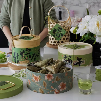 五月初五端午节礼盒粽子包装盒节日手提送礼大气包装礼品盒空盒子