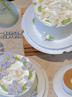 唯美翻糖巧克力硅胶刮刀花格桑花郁金香叶子模具蛋糕装饰烘焙工具