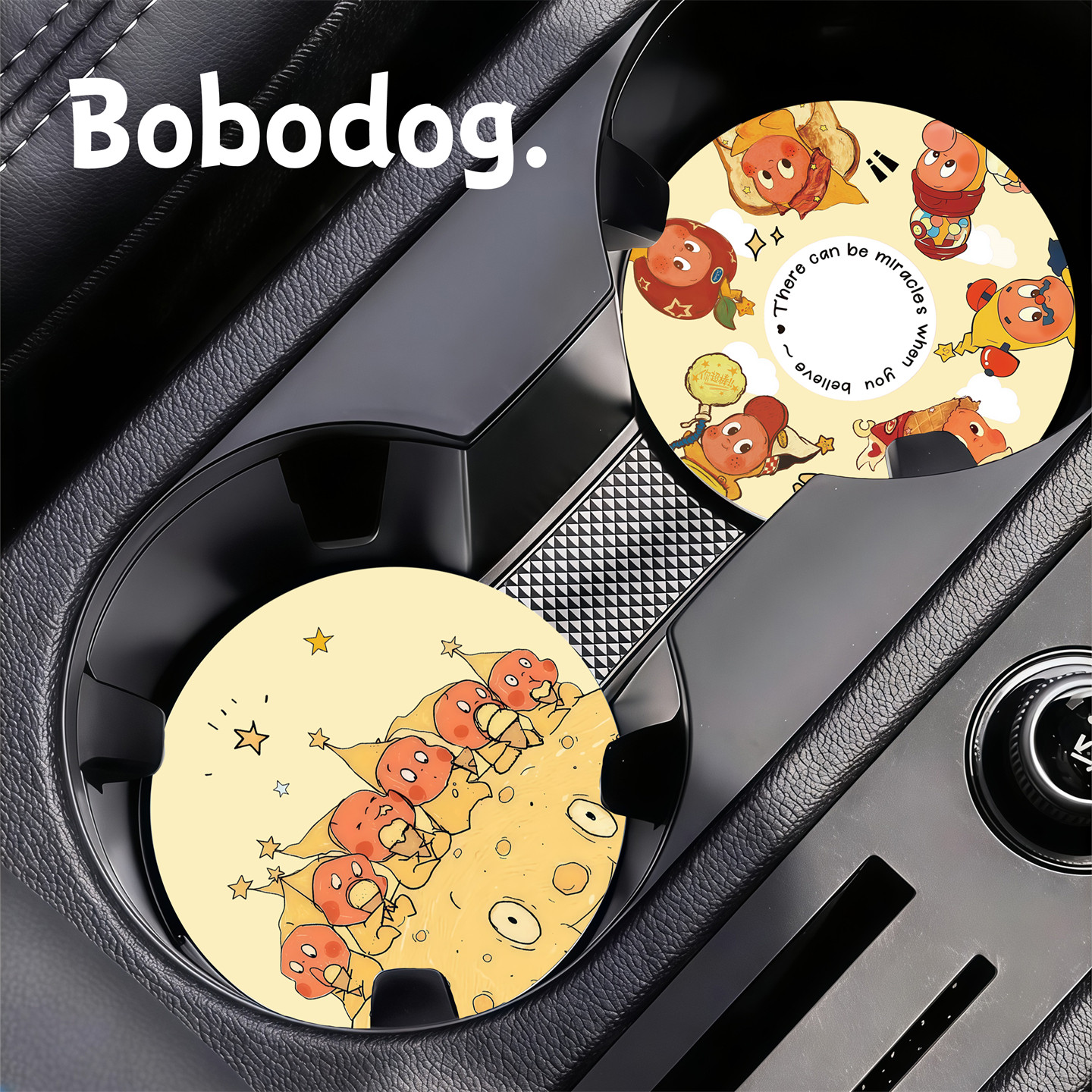 星星人车载杯垫汽车防滑置物垫内饰好物隔热垫通用耐高温水杯垫子,汽车用品/电子/清洗/改装,防滑垫/防护垫,淘宝优惠券,粉丝福利购,淘宝优惠卷