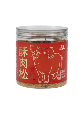 真美食品【纯猪肉】新配方添加DHA酥脆肉松零食寿司搭配110g