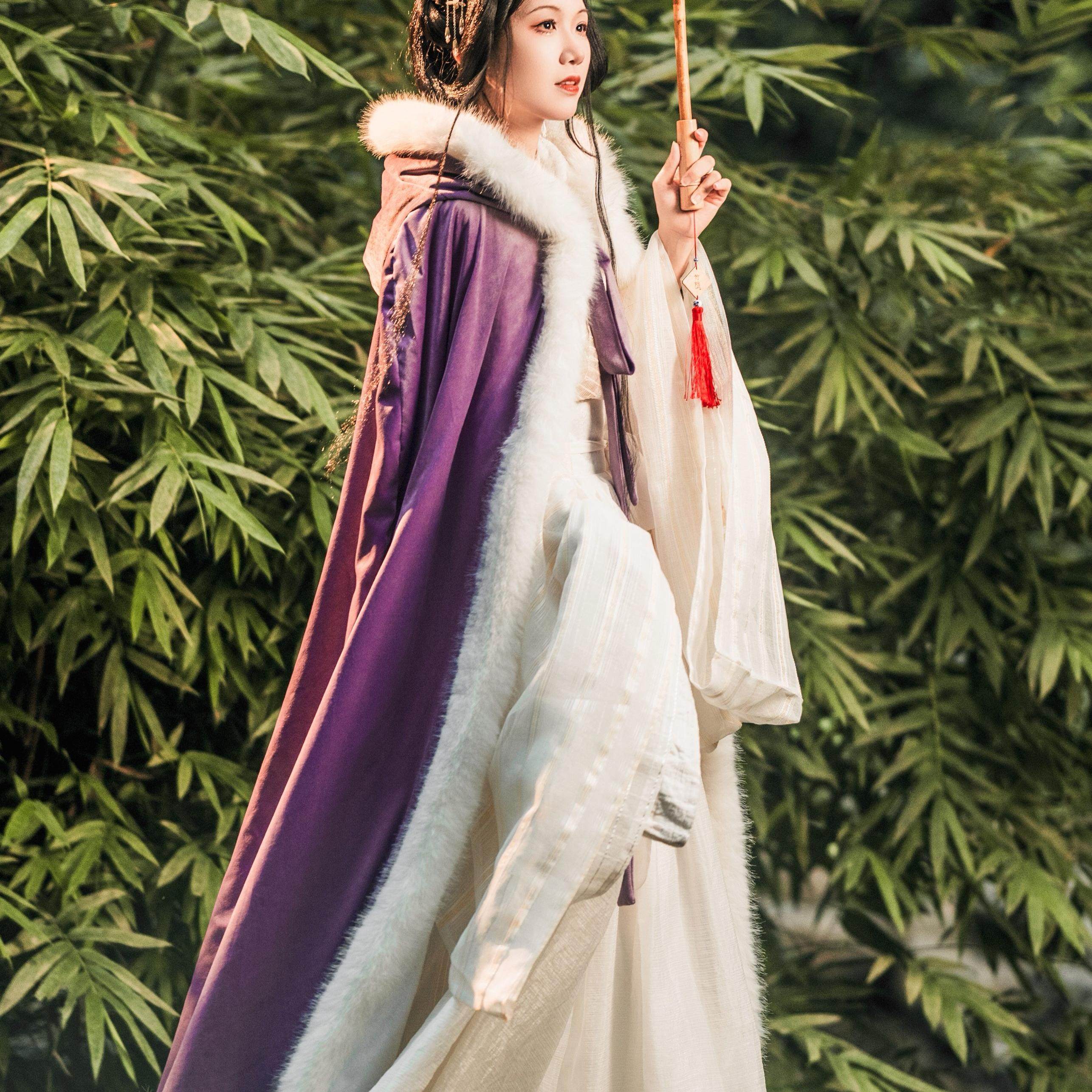 新娘秀禾服披风斗篷汉服