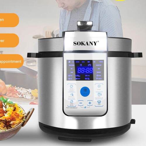 外贸110V美规压力锅液晶触屏电饭煲6L电压力锅PRESSURE COOKER