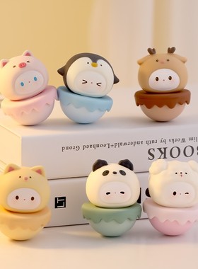 不倒翁情绪稳定神器小摆件办公室桌面装饰品工位解压生日礼物女生