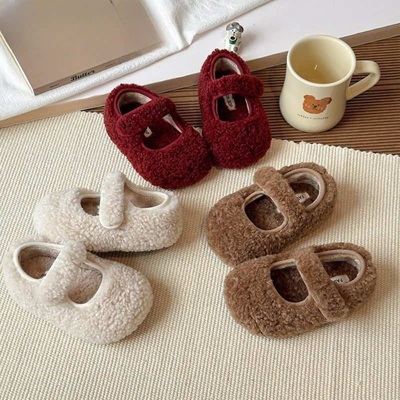 2025秋冬新款女童毛毛鞋加绒保暖宝宝鞋子女孩豆豆鞋儿童二棉鞋,童鞋/婴儿鞋/亲子鞋,棉鞋,淘宝优惠券,粉丝福利购,淘宝优惠卷
