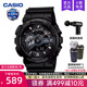 110 casio卡西欧手表男黑武士gshock学生石英运动款 黑暗之心GA