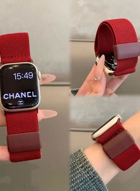 适用高驰COROS APEX Pro手表表带PACE4尼龙pace3腕带22mm弹力磁吸