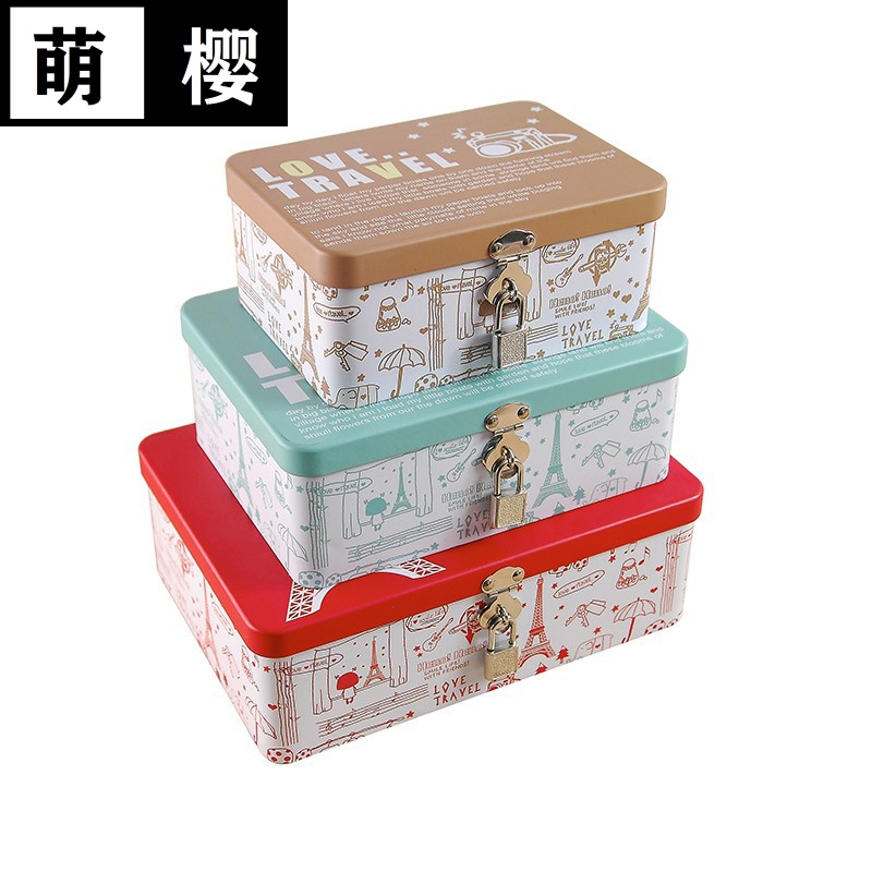 帶鎖貴重物品保密收納箱密碼保險盒家用證件儲物箱小型鐵盒子創意在類目 收納整理, 家庭收納用具, 儲物箱, 收納箱中 - 來自Buy2taobao.com提供專業的淘寶代購服務