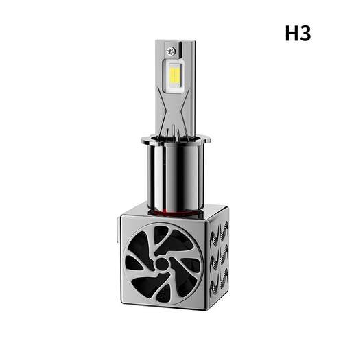 跨境热销T65锌合金汽车LED大灯 H4大功率超亮聚光LED车灯H1H7H11