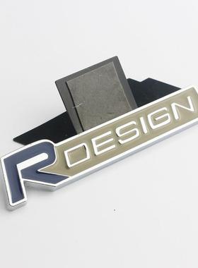 RDESIGN车标3D立体金属车身贴适用于沃尔沃S60L V40 V60改装车标
