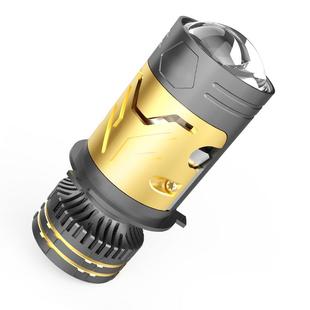 跨境大功率M05K汽车led透镜大灯远近一体H4超亮矩阵灯泡双光透镜