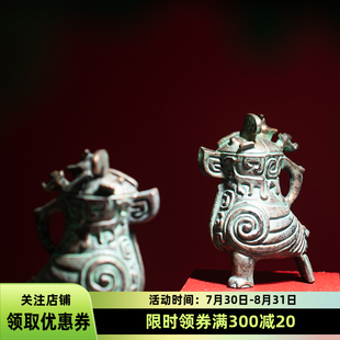 饰品纪念品 河南博物院文创立体妇好鸮尊护符浮雕磁吸冰箱贴家居装