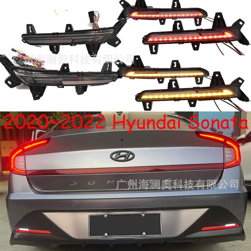 适用于现代索纳塔尾灯LED保险灯后杠灯刹车灯2020~2022款