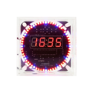 数字电子时钟diy套件 51单片机实训焊接练习电路板电子散件制作