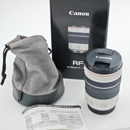 佳能EOS RF 70-200mm F4 L IS USM镜头 成色不错 微灰 无遮光罩