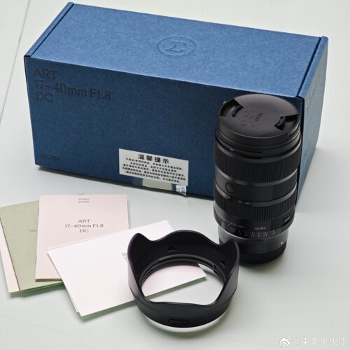 适马ART 17-40mm F1.8 DC L卡口镜头 成色不错正常使用痕迹箱说全