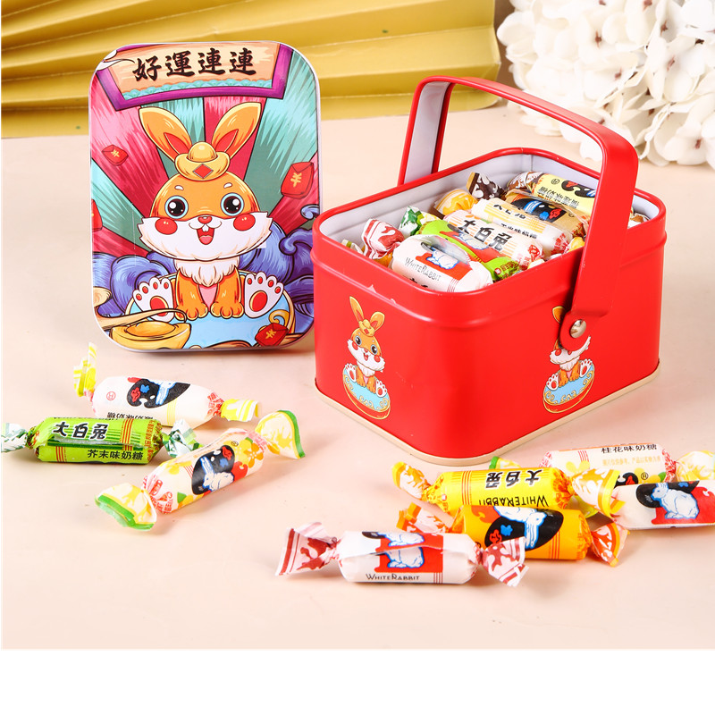 大白兔奶糖喜糖礼盒装混合口味好运连连结婚糖果生日礼物圣诞节糖