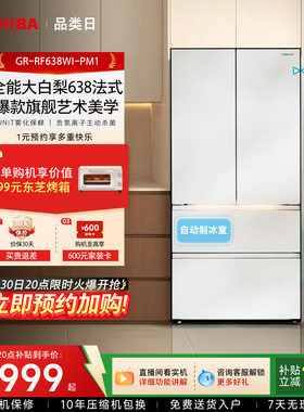 东芝大白梨大容量双系统风冷冰箱