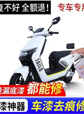 台铃A3A5电动专用自喷漆灰色白色金色划痕修补修复补漆笔防锈快干