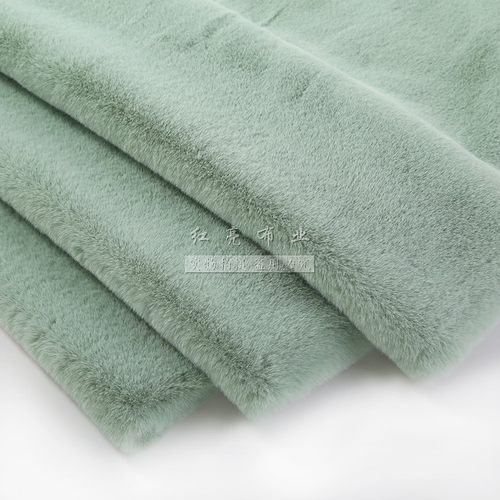 毛绒布料短毛仿獭兔毛手工面料