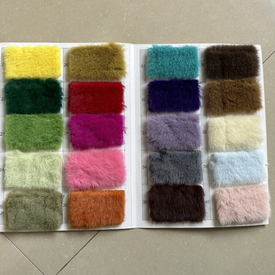 毛绒布料玩具玩偶手工diy面料服装绒毛布小貂人造毛皮草仿貂毛