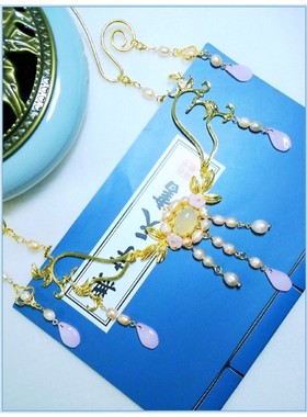 坦领明制汉服璎珞华丽风珍珠项圈