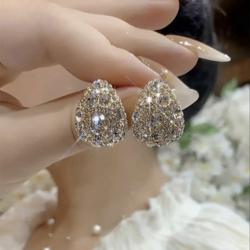 气质高级感满天星耳环女
